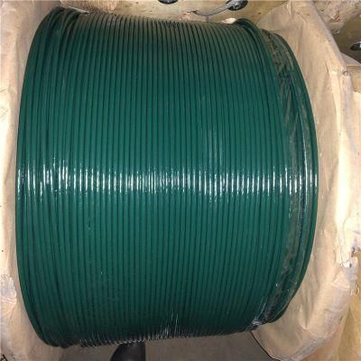 Green PVC Coated Steel Wire Rope