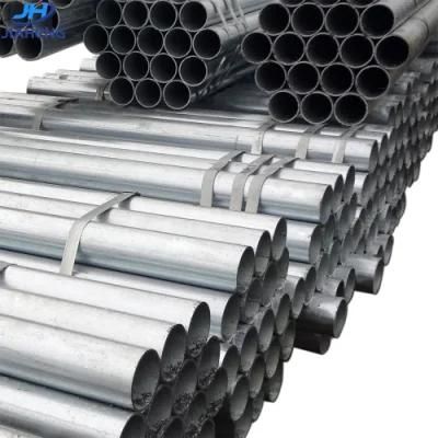 Good Service Special Purpose DIN Jh Steel Galvanized Tube ERW Hollow Pipe