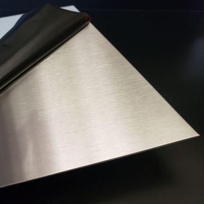 2205 Duplex China Factory Cold Rolled Stainless Steel 201 Sheets Hairline Laser Film 0.8mm