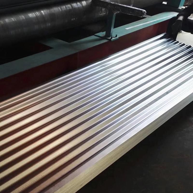 Stamp Regular Spangle 9 Waves Corrugated Galvanized Roof Tiles