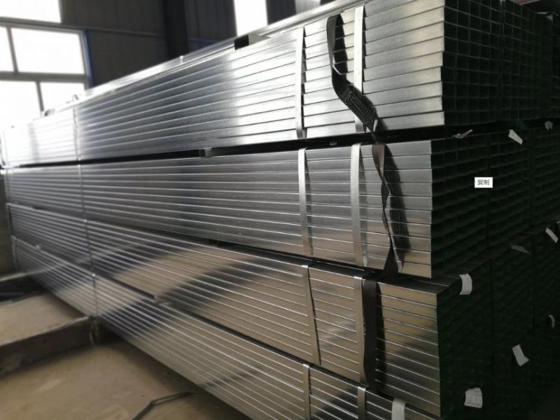 Building Material Hot Galvanized Square Steel Pipe Gi Steel Pipes Has Various Sizes for Shelter Structure