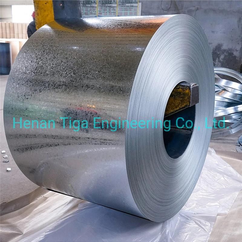 Dx51d China Factory Prime Quality Zinc275g Regular Spangle Hot Dipped Galvanised Steel Coil