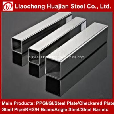 Galvanized Square Steel Pipe on Stock Size 12*12mm-600*600mm