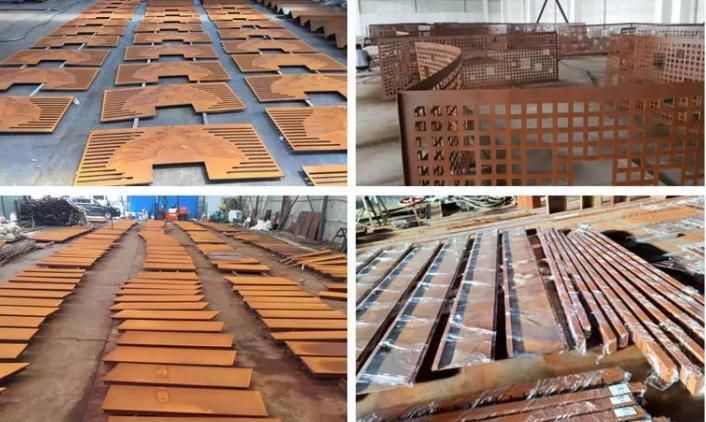 Corten a Weather Resistant Steel Plate Is Used in Vehicle and Tower