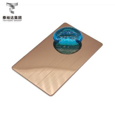 Best Standard Cold Rolled AISI 316 A240 A480 A554 A276 No. 1 2b Ba No. 4 8K Rose Mirrior Hairline Hl Stainless Steel Sheet