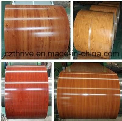 Pre Painted Steel Coil Wooden / Brick Grain Board