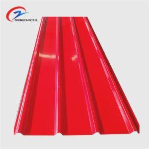 PPGI Corrugated Steel Sheet/Roofing PPGI Steel Sheet Roll Material Coil/Prepainted Roofing Sheet