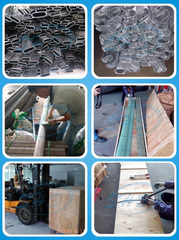Stainless Steel Flat Sided Oval Pipes (Tubes) in Mirror Finish for Furniture