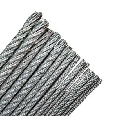 Green PVC Coatedsteel 6*15+7FC Steel Wire Rope