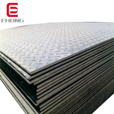 Hot Rolled Carbon Standard Steel 4mm Checkered Plate Q235B Checked Steel Plate/Sheet Diamond Sheet