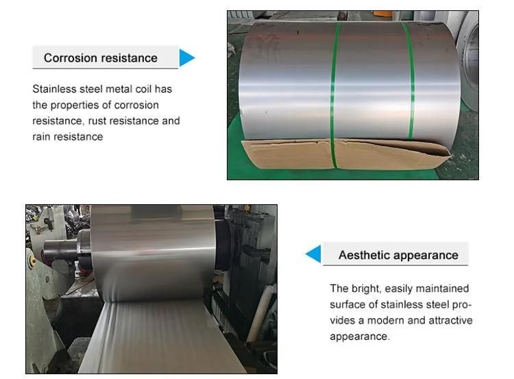 Hot/Cold Rolled AISI SUS 201 304 316L 310S 409L 420 420j1 420j2 430 431 434 436L 439 Stainless Steel Coil Sheet