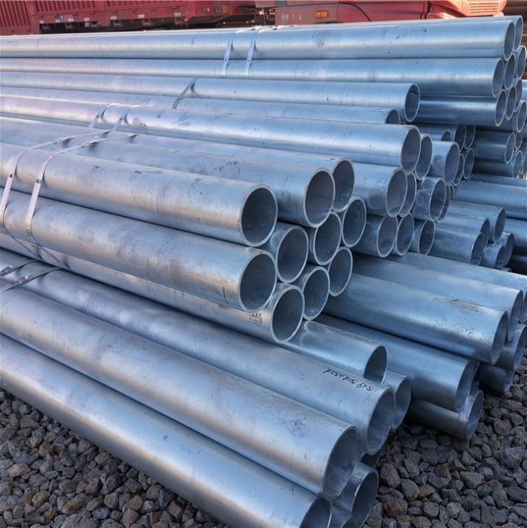 Welded Galvanized Steel Pipe for 48.3mm 48mm Scaffolding Material