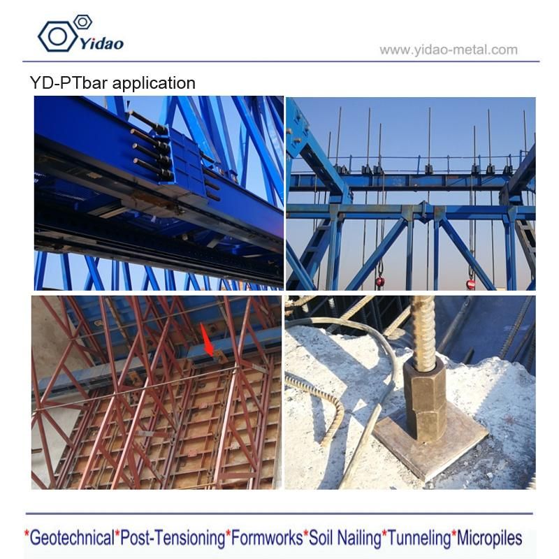 150ksi Threaded Bar for Post Tension Construction Structure