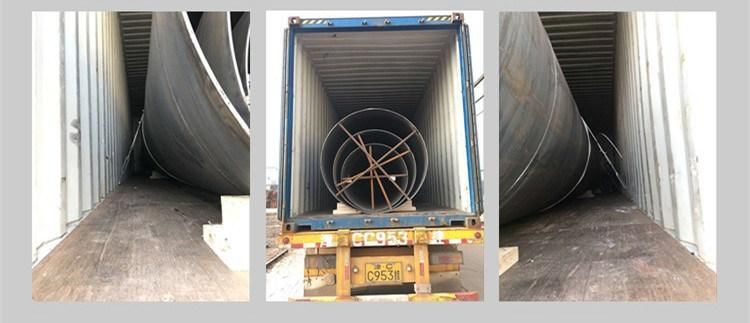 API 5L X42 X52 X56 X60 SSAW Anti-Corrosion Carbon Welded Round Steel Spiral Pipeline Sch 40 Rew Carbon Seam Steel Pipe