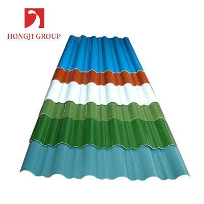 Prepainted Corrugated Galvanized Steel Sheet / Galvalume Sheet Metal / Colored Aluzinc Roofing Sheet