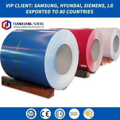 Factory Manufacture PPGI Color Coated and Prepainted Steel Products in Coil for Metal Roofing Sheet
