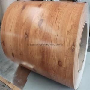 Wooden Grain Prepainted Steel Coils PPGI Coil