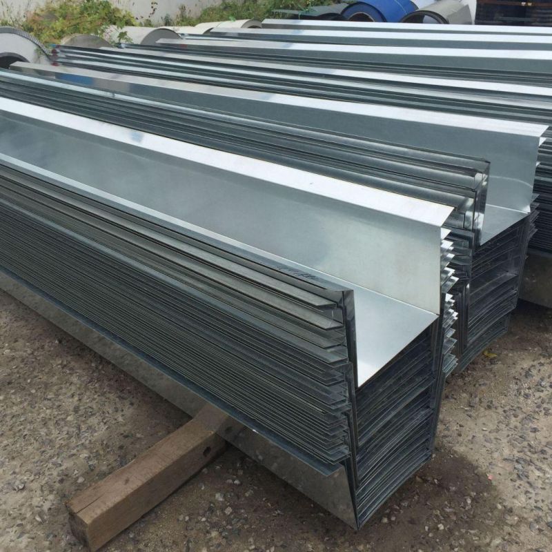 Roofing Application 304 Stainless Steel Gutters / Rain Clearing Stainless Steel Gutters