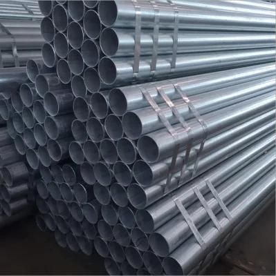 ASTM A53 Pre-Galvanized Welded Galvanize Steel Square Round Tube Pipe 1.5 Inch for Scaffolding Material