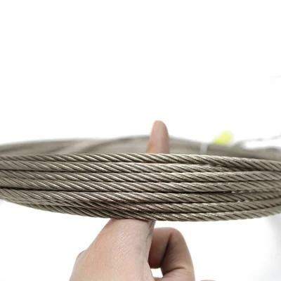 1/4&quot; 5/16&quot; 3/8&quot; 7X7/7X19 Stainless Steel Wire Rope Stainless Cable