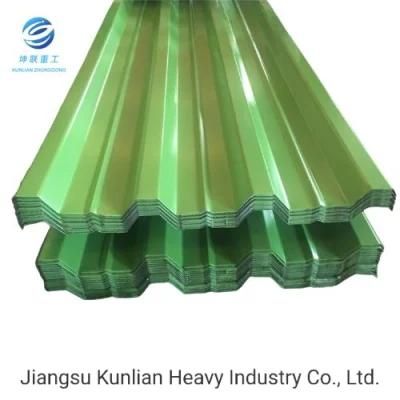 Bwg 34/30/28 Color Prepainted Corrugated Steel Roofing Sheet for Construction