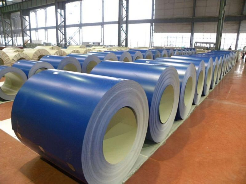 Red/Blue/Green/Black/White Color Coated Steel Coil PPGI Coil PPGL Coil Metal Sheet for Roofing Sheet