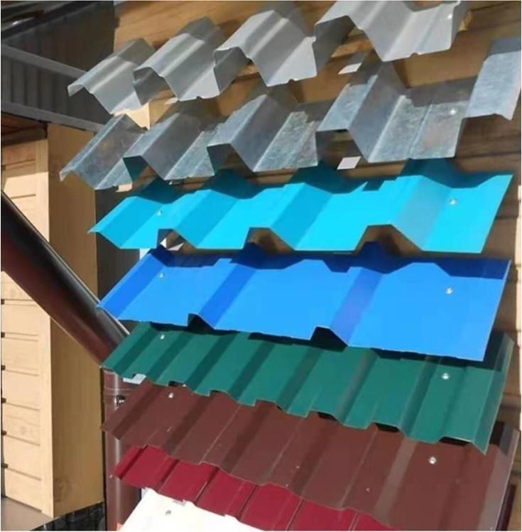 PPGI Color Coated Panel Plate Color Panel Plate Housing Construction Color Panel Roofing Plate Colorful Zinc Coated Roofing Panel Plate