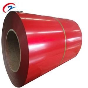 Red Natural Wood Pattern PPGI Color Coated Steel Coil/PPGI Prepainted Galvanized Steel Coil