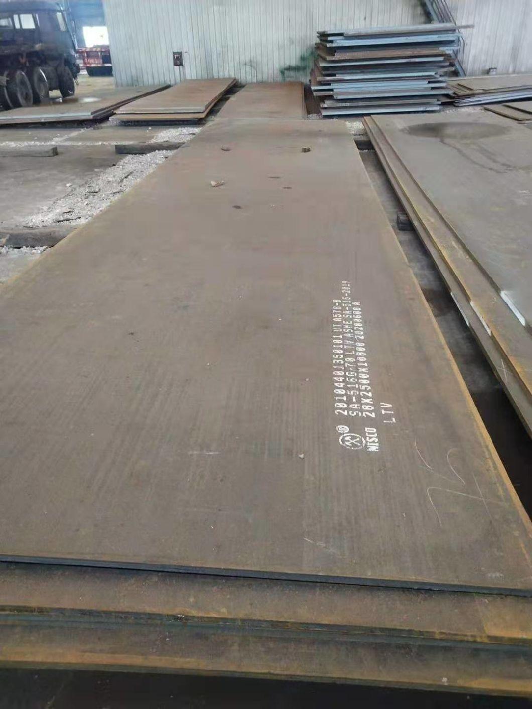 Hot Rolled ASME SA516 Grade 70 16mo3 Ss Steel Plate Pressure Vessel Material SA516