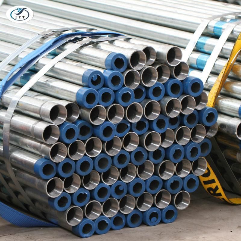 En10255 Hot-DIP Galvanized Steel Pipe Galvanized Round Square Pipe