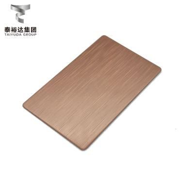 Hot Selling Factory Direct J3 4X8 Black PVD Color Coated Cold Rolled Stainless Steel Sheet for Advertising Nameplate