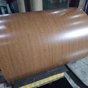Wooden Pattern PVC Coated Sheet Steel for Wine Fridge Casing