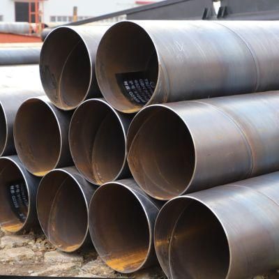 China Manufacturer API 5L Certificated Large Diameter 3PE Epoxy Coating SSAW Carbon Steel Pipe Spiral Steel Pipe