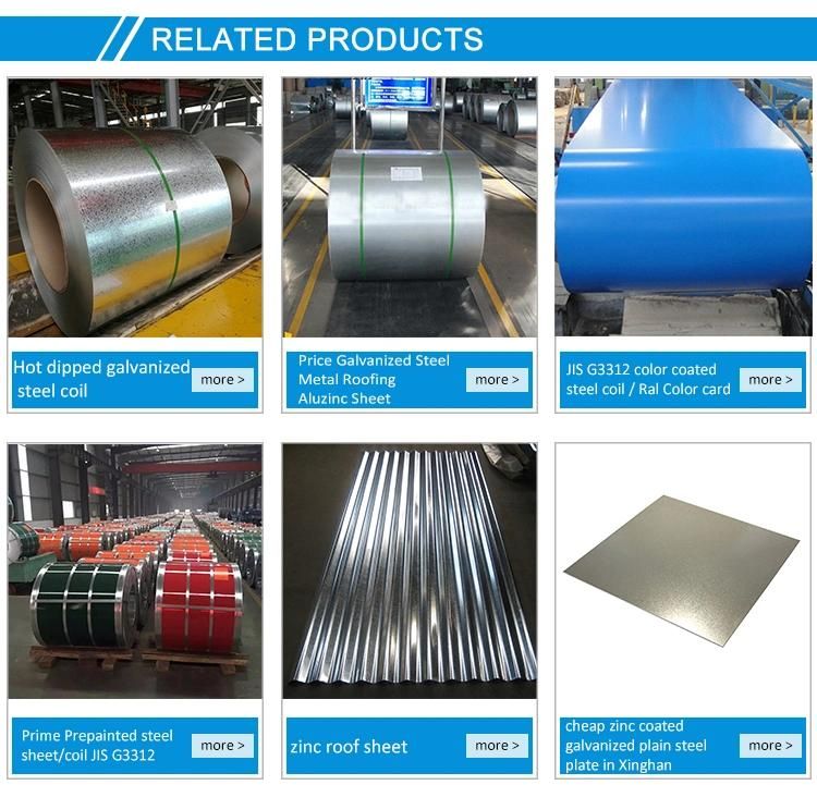 SGCC Dx51d SGLCC 0.35mm Hot Dipped Galvanized Corrugated Steel Coil