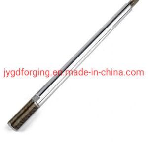 1045 Hard Chromed Long Steel Thread Shaft/Forging Steel Thread Shaft