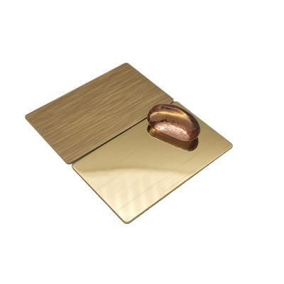 Hot Sell Purple PVD Color Coated 2b Ba Vibration Decoration 4X8 Inox Austenitic Stainless Steel Sheet