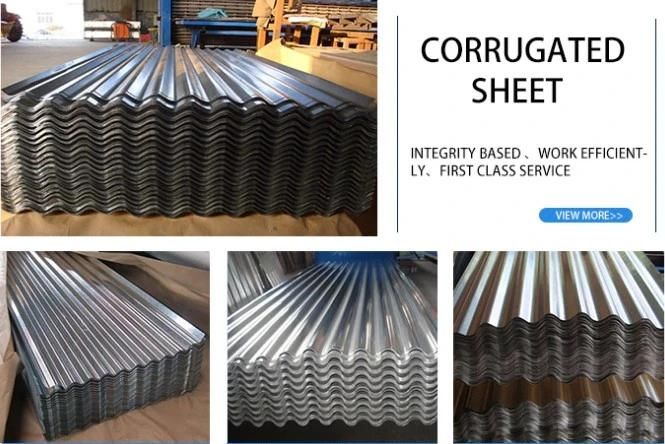 Gi Sheet Galvanized Corrugated Roofing Plate Dx51d+Zn
