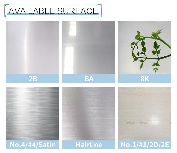Manufacturing ASTM JIS Cold Rolled Stainless Steel Plate