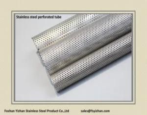 Ss409 50.8*1.6 mm Exhaust Stainless Steel Perforated Tube