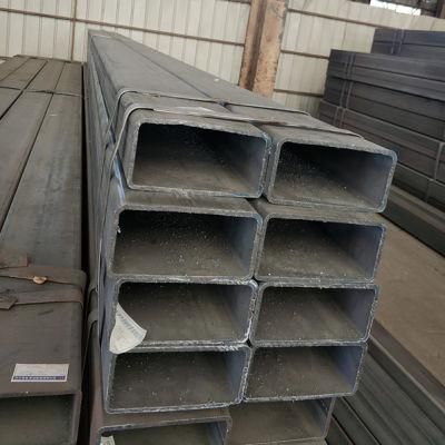 Black Square Tubing Hollow Section Steel Pipe Iron Rectangular Tube Price for Carports