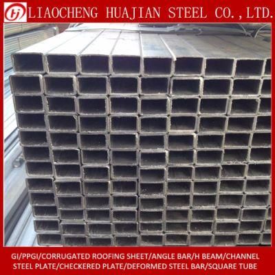 Black Hollow Section Square Rectangular Steel Tube