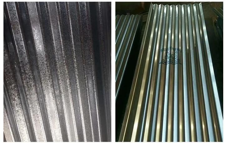 0.16 0.17mm G60 Corrugated Galvanized Iron Roofing Sheet to Egypt