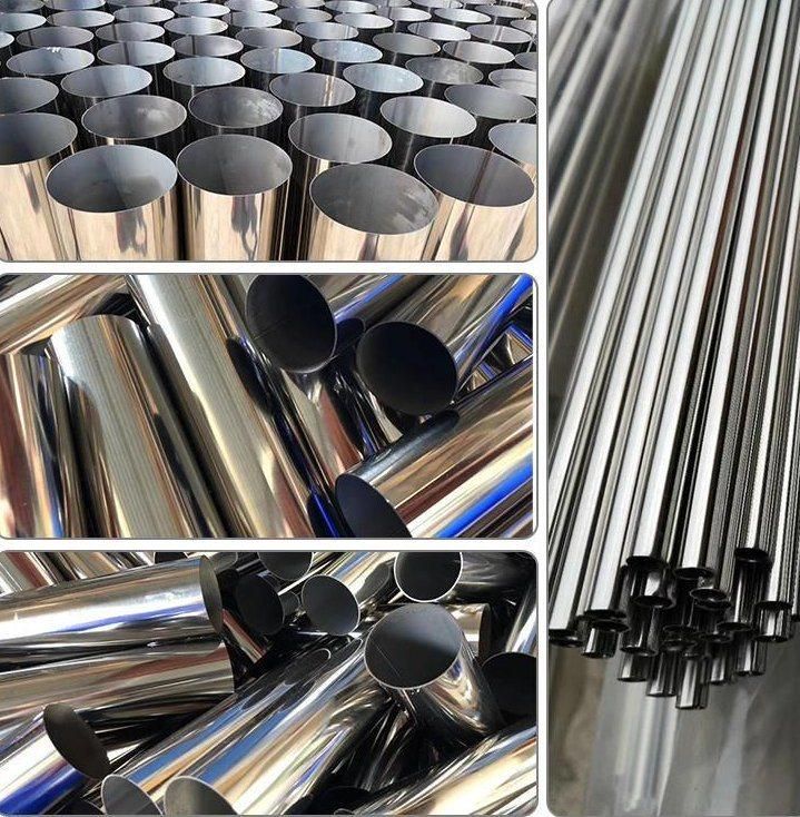 Cold Rolled Polished 0.12-2.0mm*600-1500mm 201 Stainless Steel Pipe