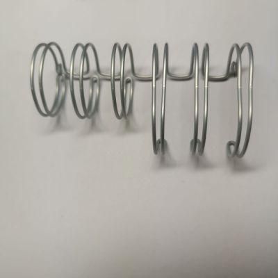 0.80mm Silver Color Nylon Coated Spiral Binding Double Loop Single Wire