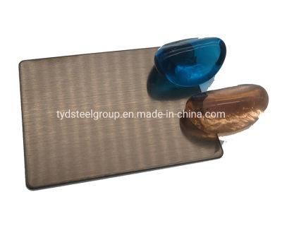 Mill Edge Antique Brass Titanium Satin Finished 1219X3048mm Austenitic Stainless Steel Plate Best Price
