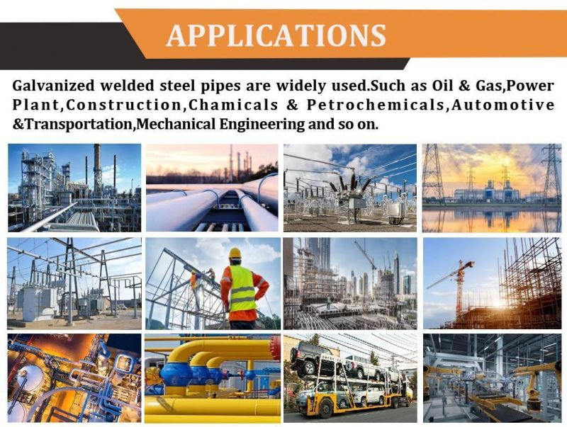 Black Iron Round Pipe Building Material Hollow Tube