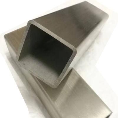 201 Brushed Stainless Steel Square Pipe Railing Design