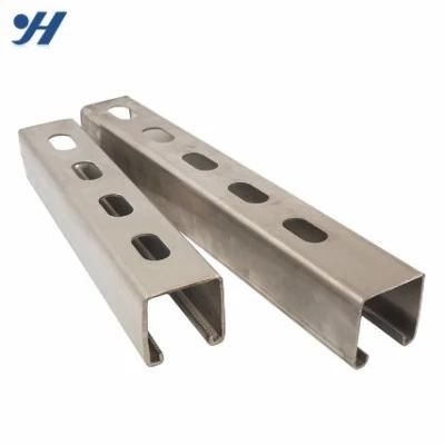 Slotted Galvanized Mild Steel C Channel with Holes Price