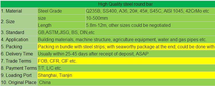 Alloy Round Bar 4Cr5MoSiV1 in China
