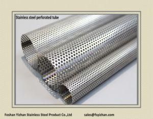 SS304 54*1.0 mm Exhaust Repair Perforated Stainless Steel Tube